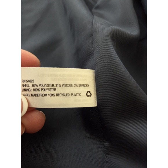 The Academy Blazer Gap Navy Neon Coral Sz 6 - Picture 10 of 10